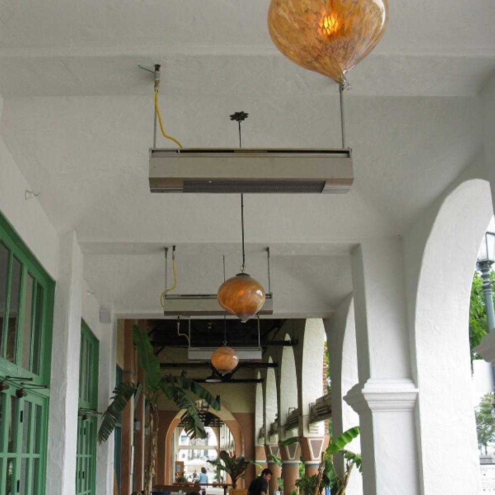 Sunpak S34 S TSR Stainless Steel Infrared Gas Heater Ceiling Mounted