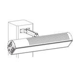 SunStar Black Powder Coated Column Mounting Kit