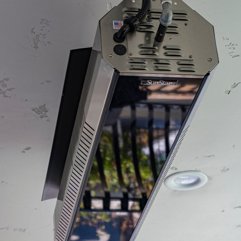 SunStar Glass Ceiling Mounted 2Stage Gas Heater Patio Fever