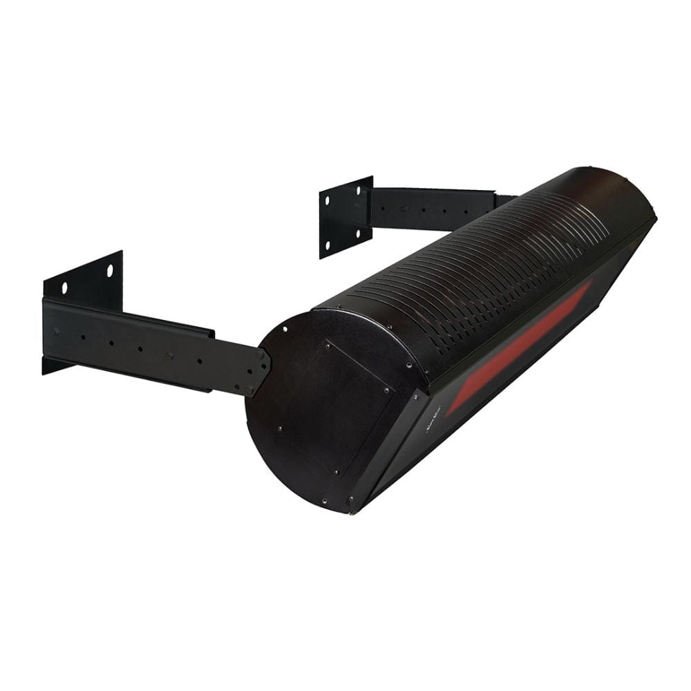 SunStar Black Powder Coated Wall/Ceiling Mounting Kit - side view