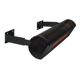 SunStar Black Powder Coated Wall/Ceiling Mounting Kit - side view