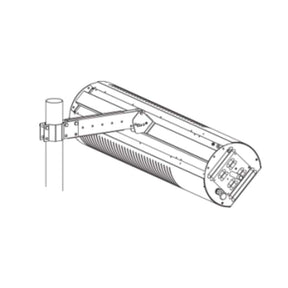SunStar Black Powder Coated Pole Mounting Kit