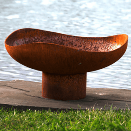 The Fire Pit Gallery 24-Inch Mini Sand Dune Steel Fire Bowl