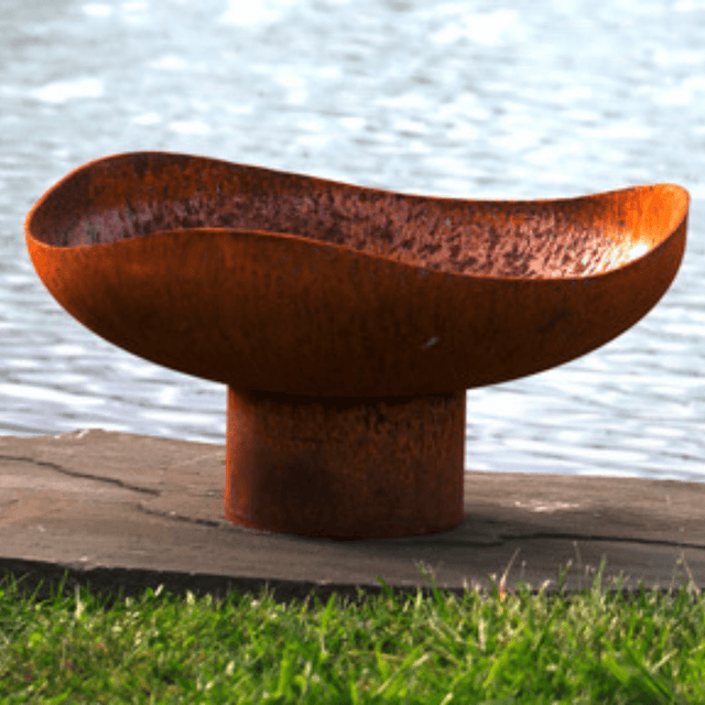 The Fire Pit Gallery 24-Inch Mini Sand Dune Steel Fire Bowl