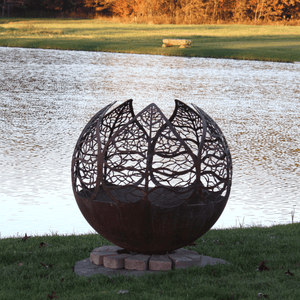 The Fire Pit Gallery Autumn Sunset Steel Fire Pit during the day