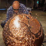 The Fire Pit Gallery Phoenix Rising Handcrafted Fire Pit - angle view