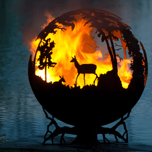 The Fire Pit Gallery Up North Steel Fire Pit with handcrafted art