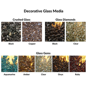 Optional Decorative Glass Media