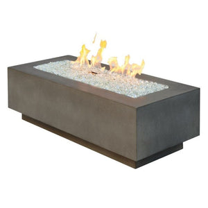 The Outdoor GreatRoom Company Cove Midnight Mist 54-Inch Linear Fire Pit Table