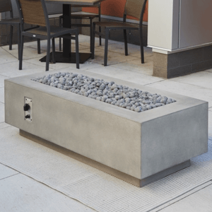 The Outdoor GreatRoom Company Cove 54-inch Linear Gas Fire Pit Table with Lava Rocks