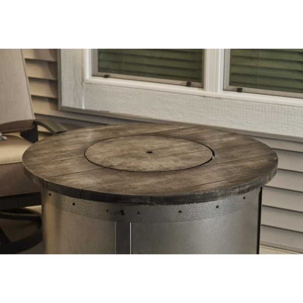 The Outdoor GreatRoom Company Edison 39" Round Gas Fire Pit Table Burner Cover