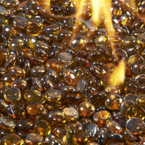 Amber Glass Gems