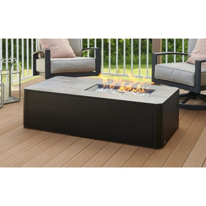 The Outdoor GreatRoom Company Kinney 55-inch Linear Fire Pit Table in Outdoor Deck