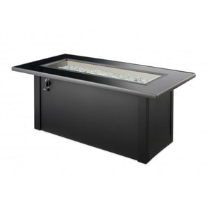 The Outdoor GreatRoom Company Monte Carlo 59" Fire Pit Table with Glass Media