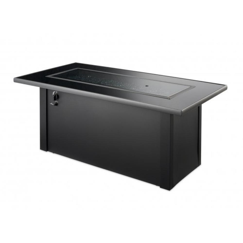 The Outdoor GreatRoom Company Monte Carlo 59" Gas Fire Pit Table with Burner Cover