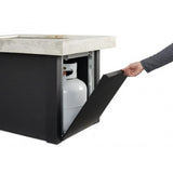 Access Door for Propane Tank - room setting