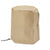 Round Tan Polyester Ripstop Cover with Drawstring.