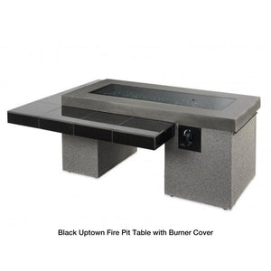 The Outdoor GreatRoom Company Uptown Gas Fire Table in Black