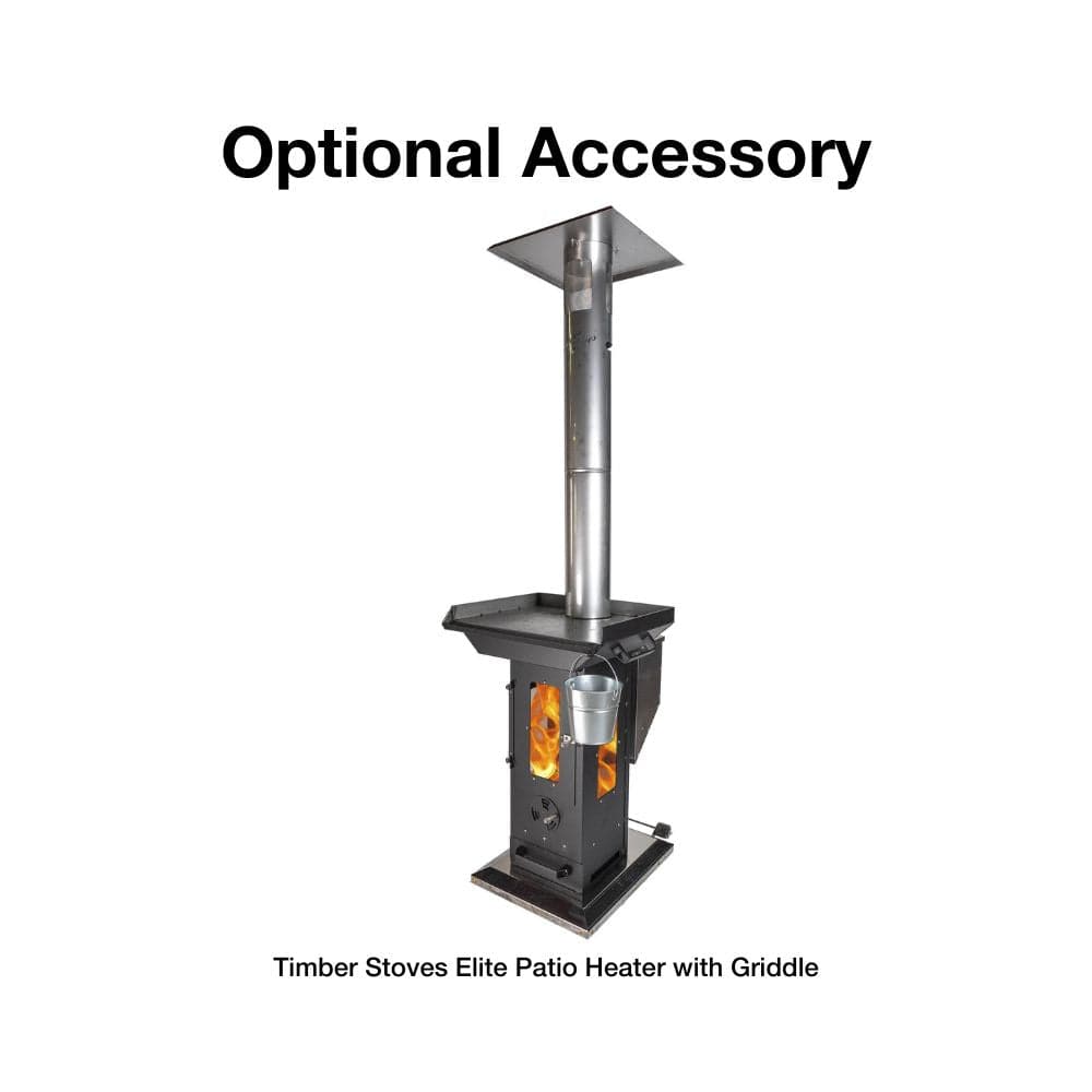 Timber Stoves Lil' Timber Stainless Steel Portable Pellet Patio Heater