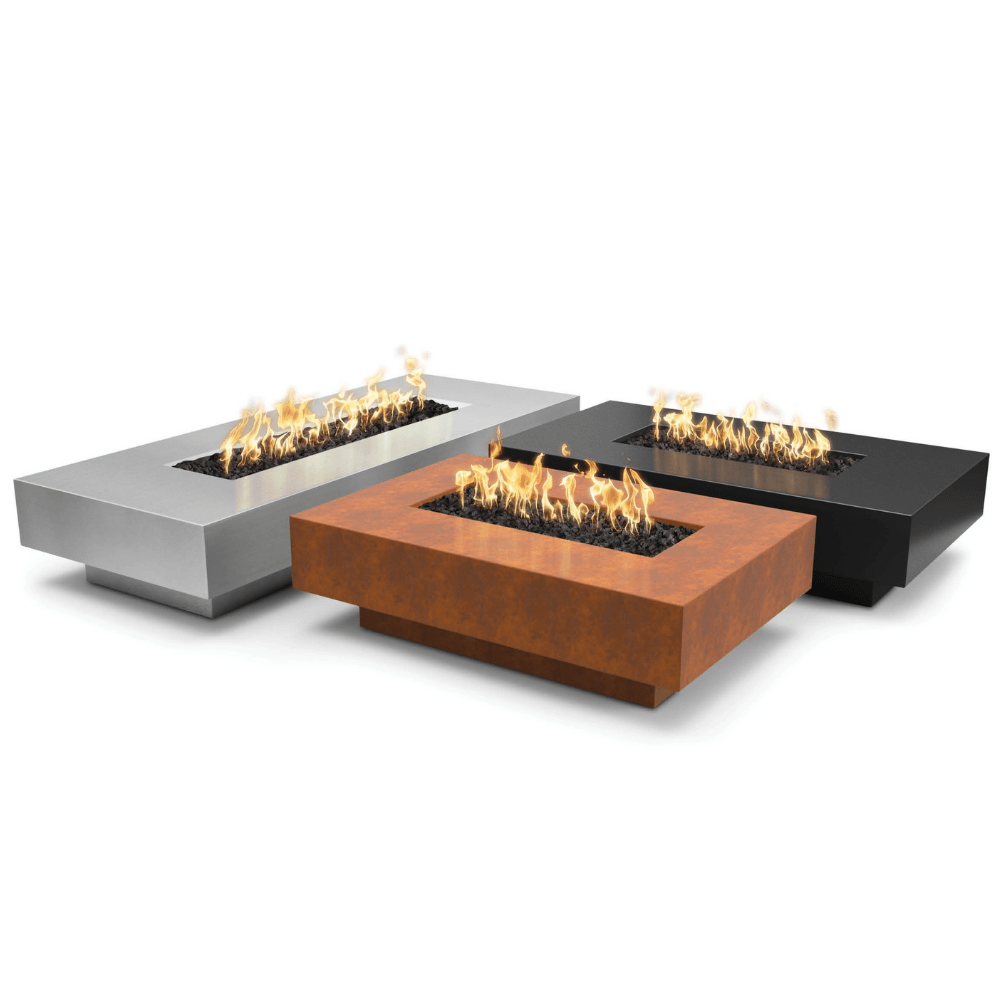 Top Fires Cabo fire pit in different sizes - angle view