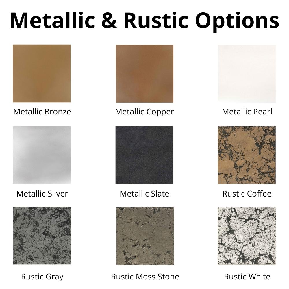 Premium Finish Options - angle view