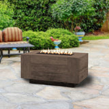 Top Fires Catalina Oak Fire Pit in Outdoor Patio - room setting