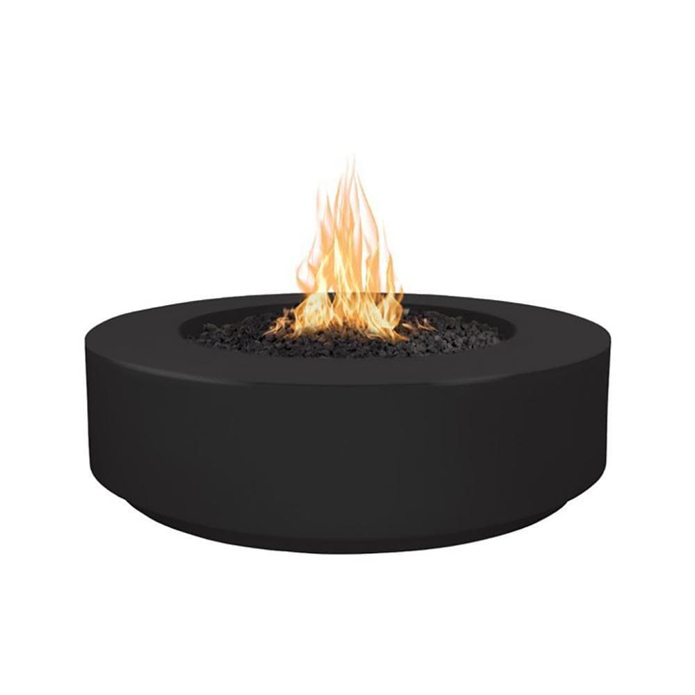 Top Fires 42&quot; Florence GFRC Fire Pit in Black