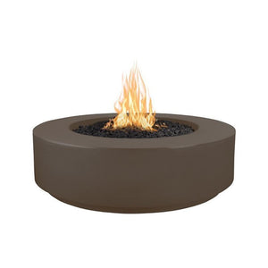 Top Fires 42" Florence GFRC Fire Pit in Chocolate
