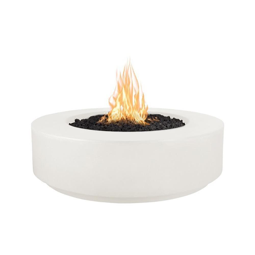 Top Fires 42" Florence GFRC Fire Pit in Limestone