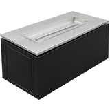 Top Fires Merona Steel Fire Pit Table in Black