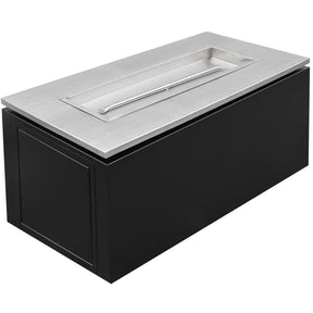 Top Fires Merona Steel Fire Pit Table in Black