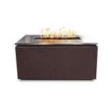Top Fires Merona Steel Fire Pit Table in Copper Vein