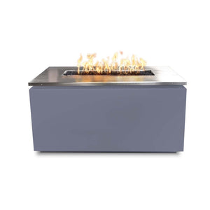 Top Fires Merona Steel Fire Pit Table in Gray