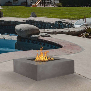 Chestnut Fire Pit by the Swimming Pool