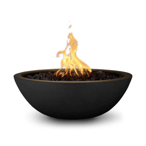 Top Fires Sedona Round GFRC Gas Fire Bowl in Black