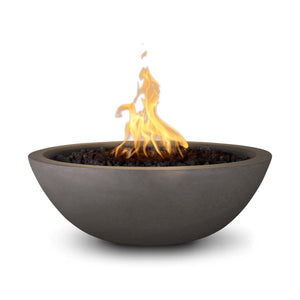 Top Fires Sedona Round GFRC Gas Fire Bowl in Chestnut