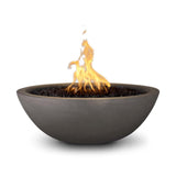 Top Fires Sedona Round GFRC Gas Fire Bowl in Chestnut - feature detail