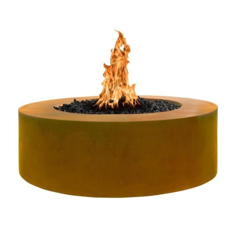 Top Fires Unity Round Corten Steel Gas Fire Pit