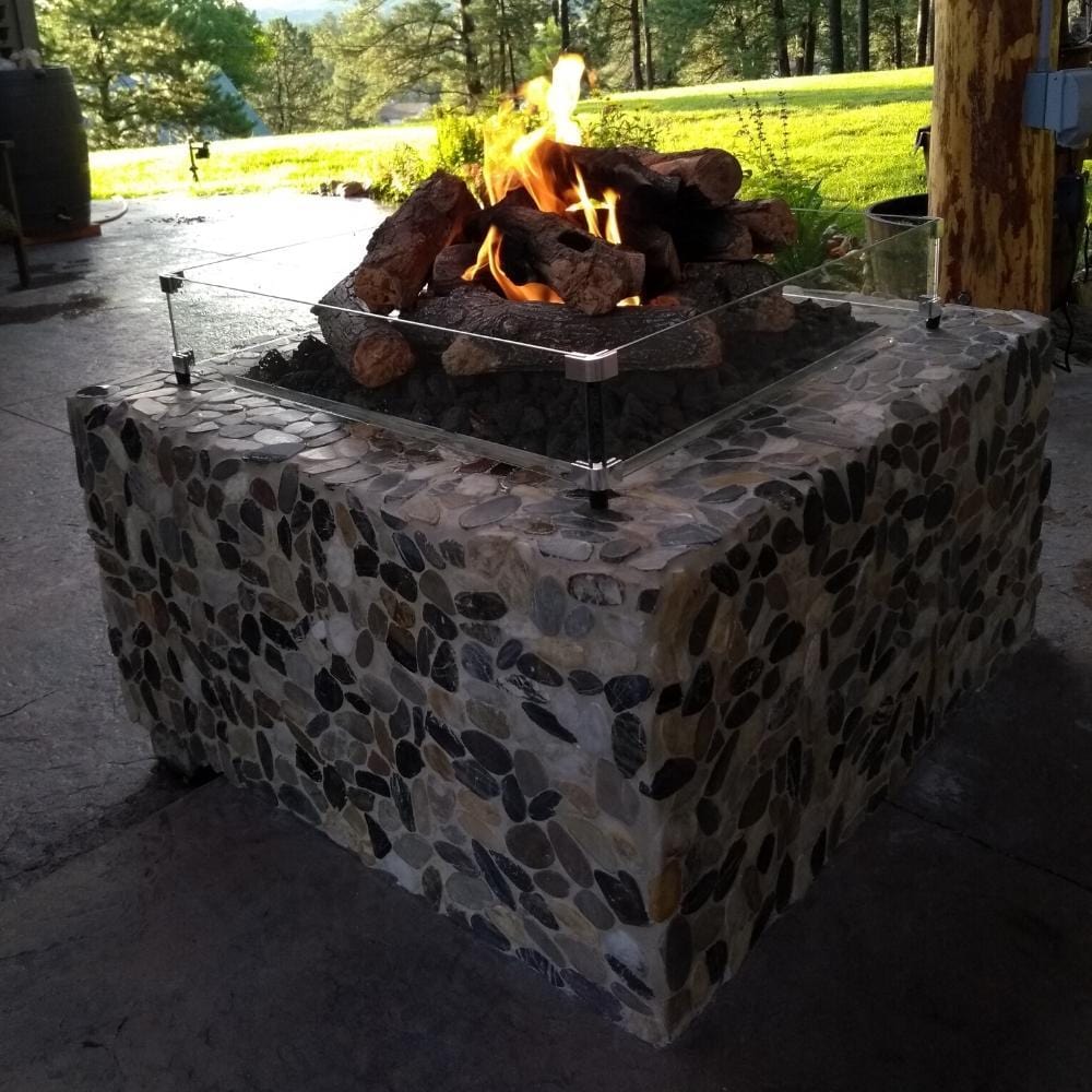 Warming Trends Ready to Finish Square Gas Fire Pit
