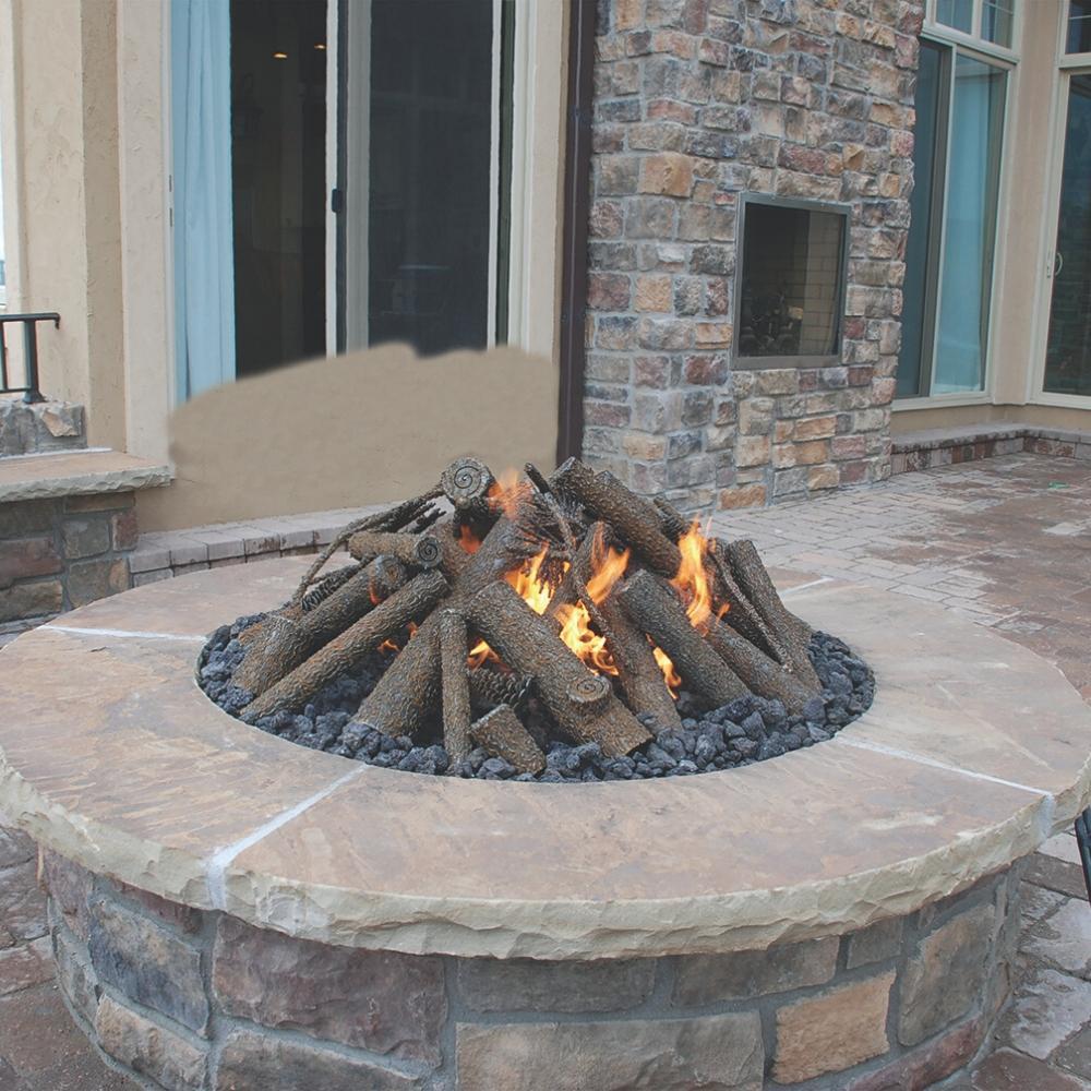 Warming Trends Steel Log Sets for Gas Fire Pits